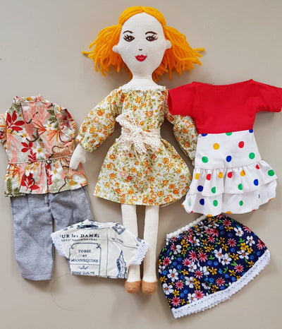 Doll+3 extra outfits 12 " cutie-7
