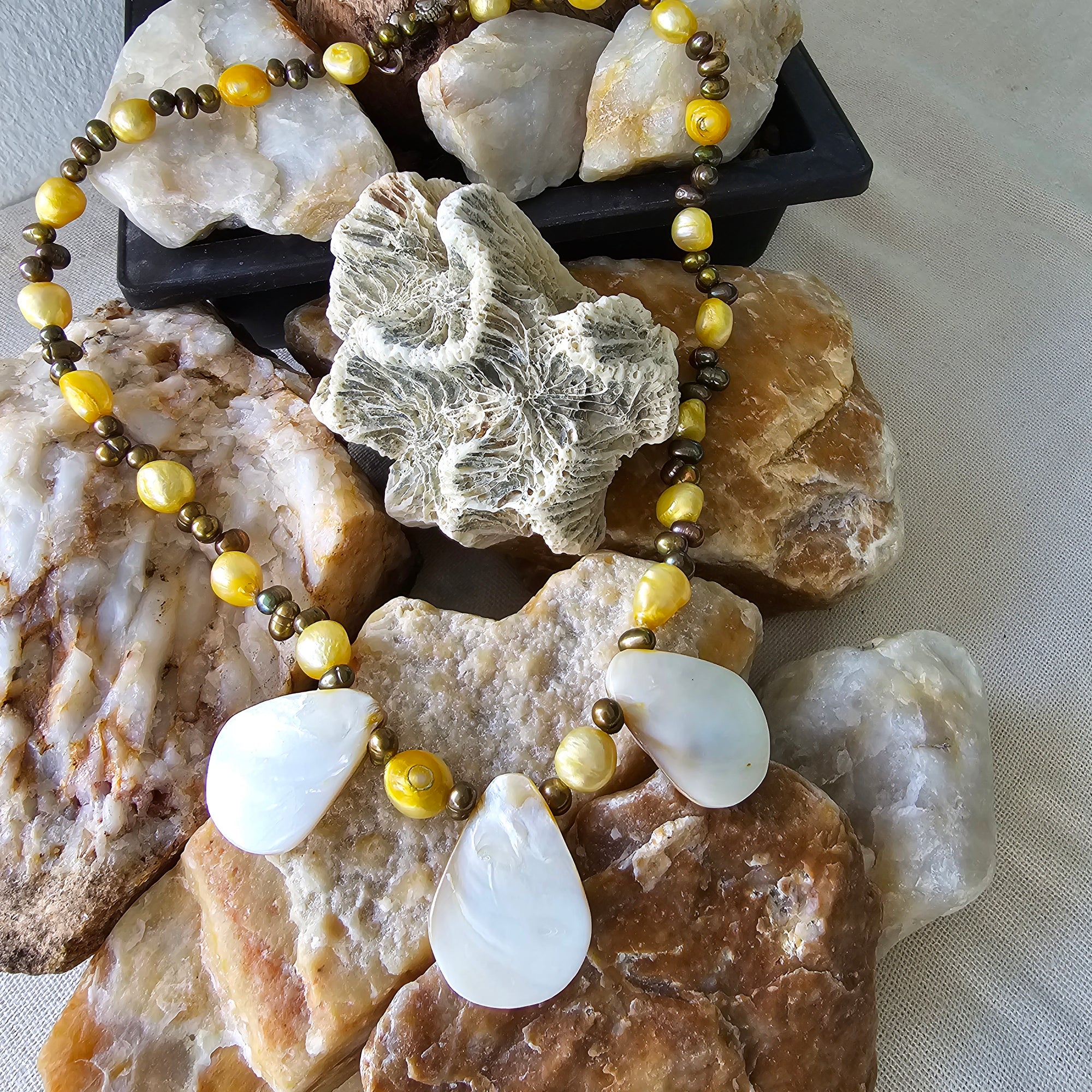 Pearl + Seashell Necklace
