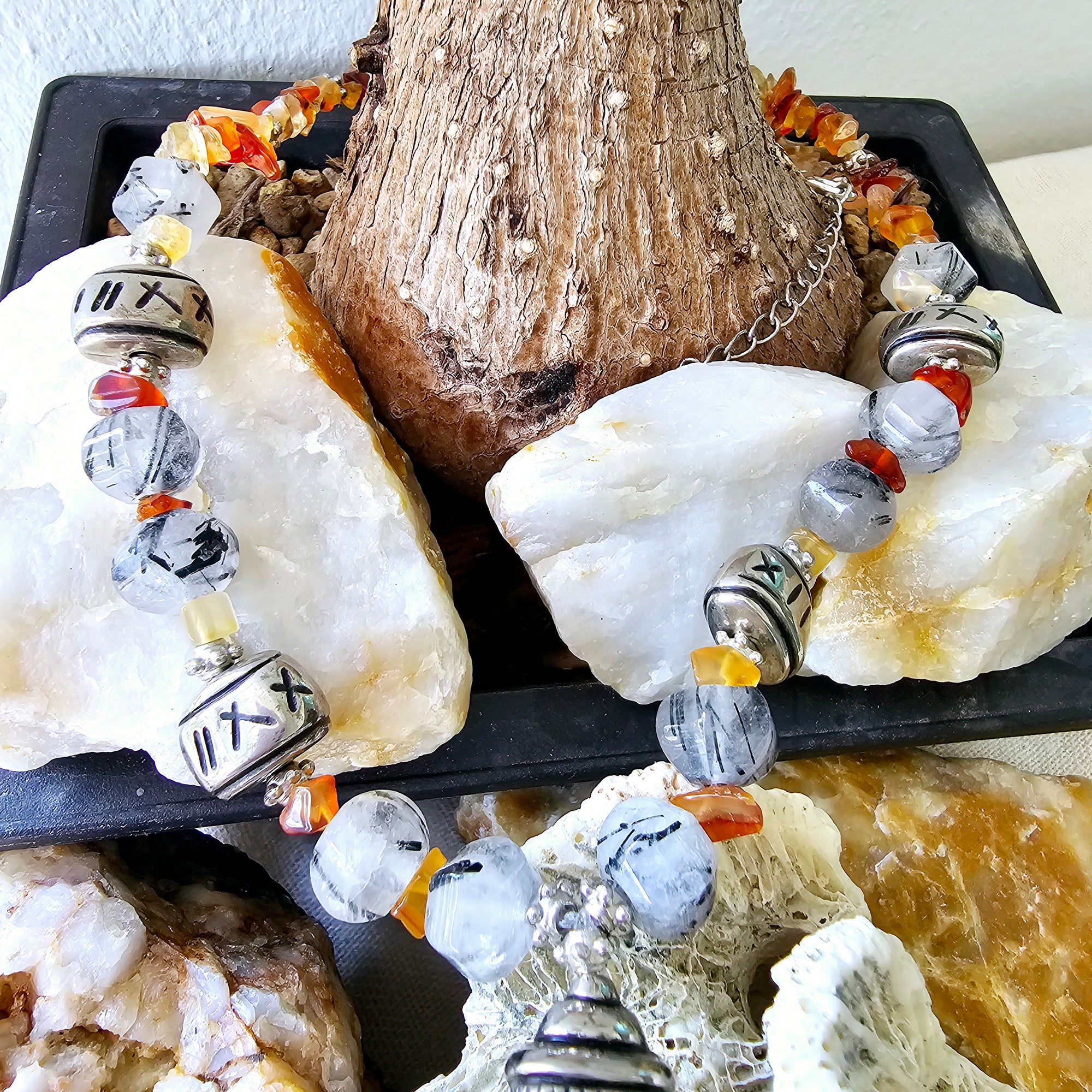 Natural Quartz Stone Necklace