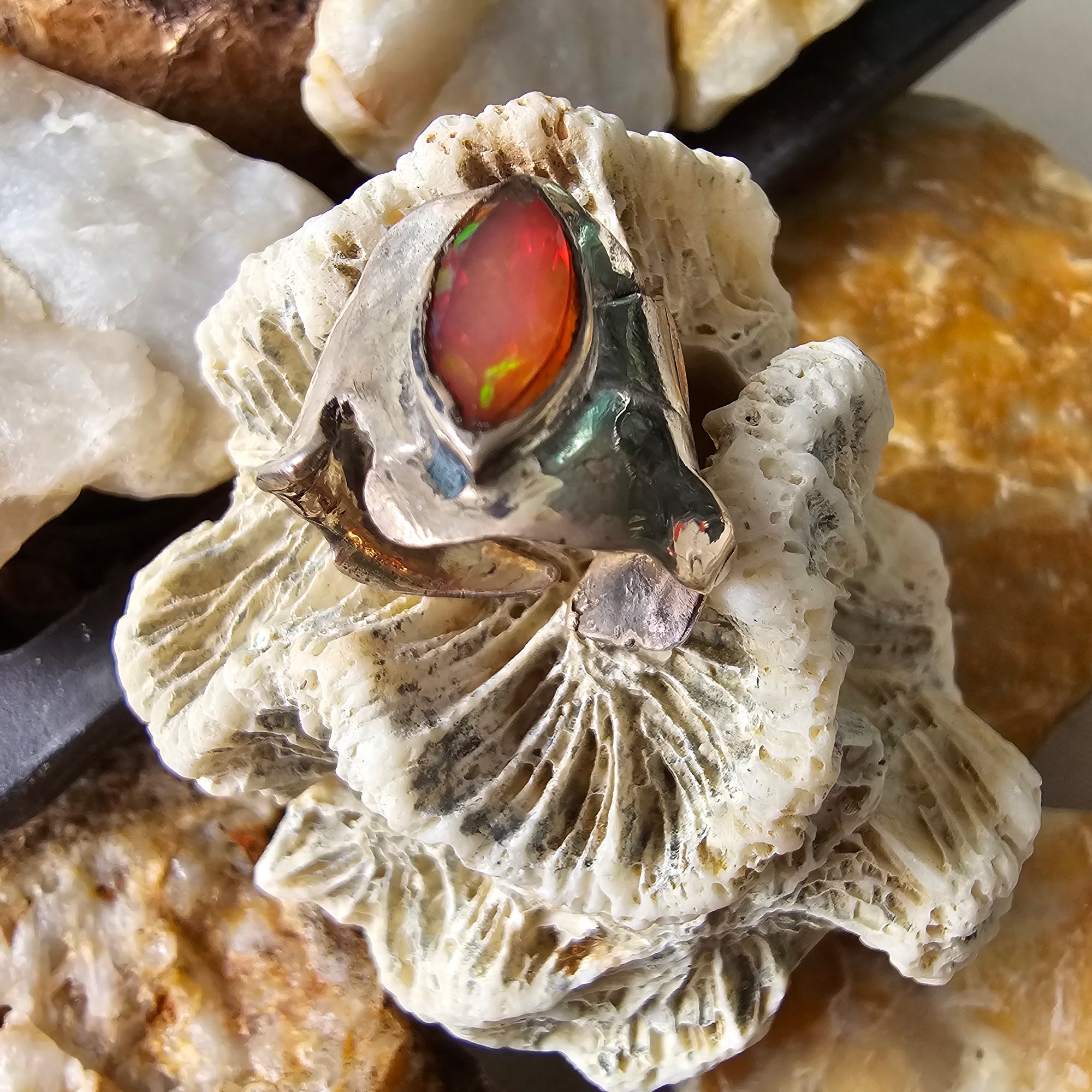 Ring, Precious Stone, Silver Ring