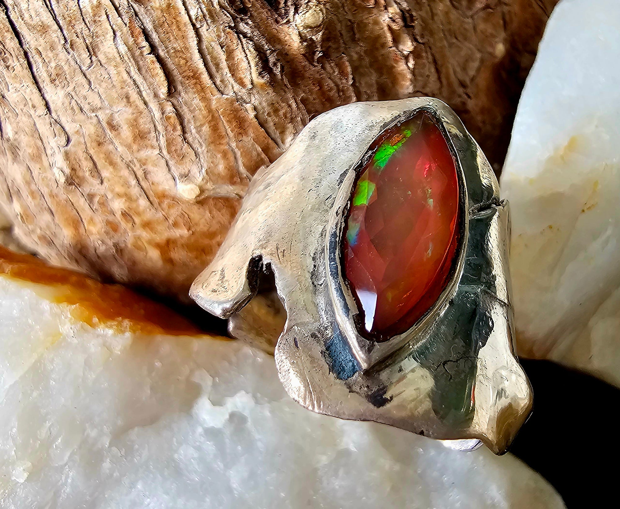 Ring, Precious Stone, Silver Ring