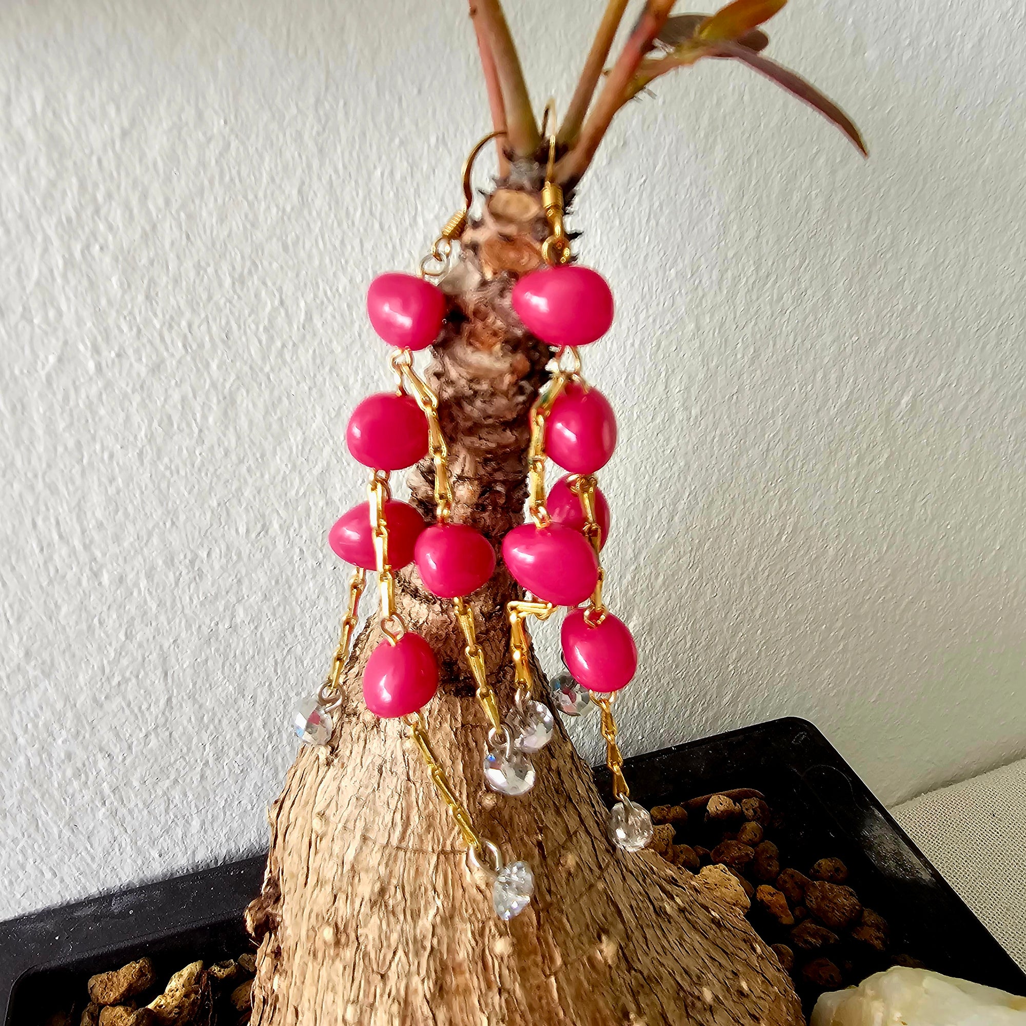 Earrings Cute Pink Earrings