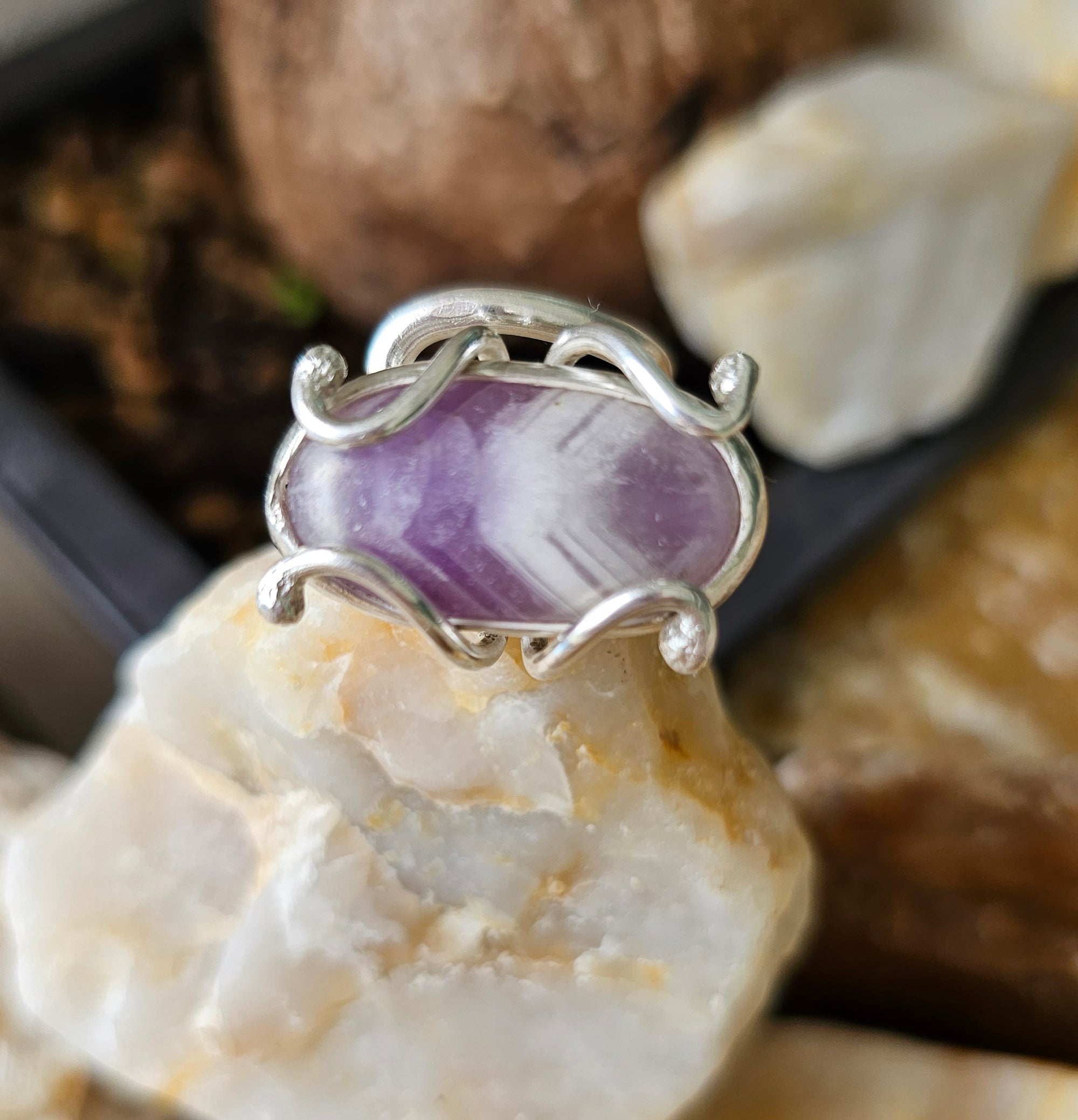 Ring Silver + Argate