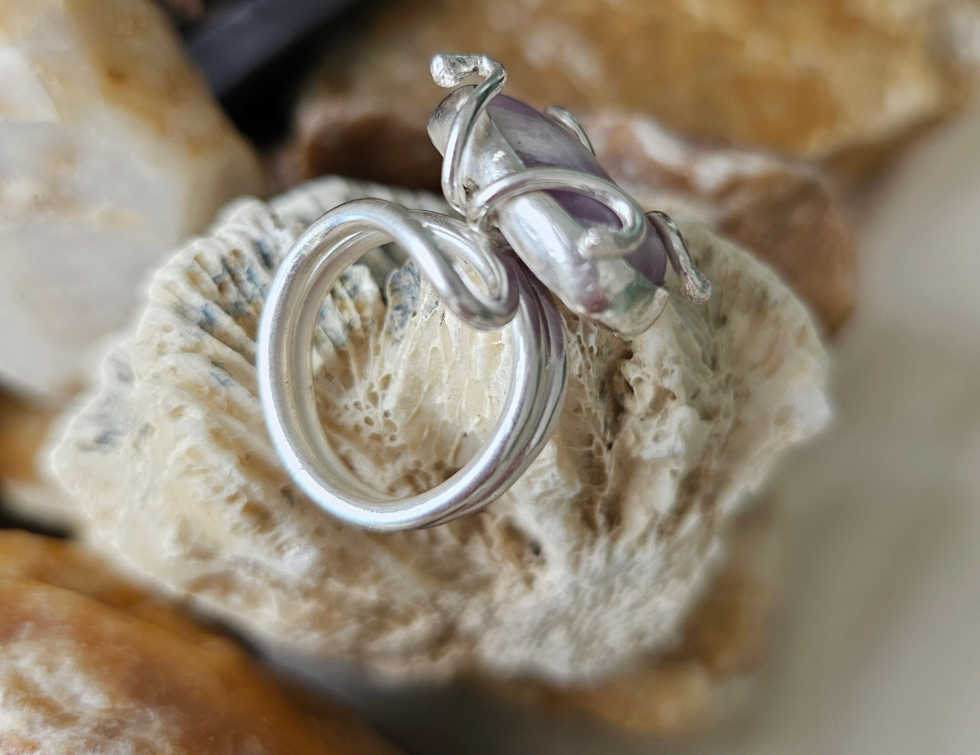 Ring Silver + Argate