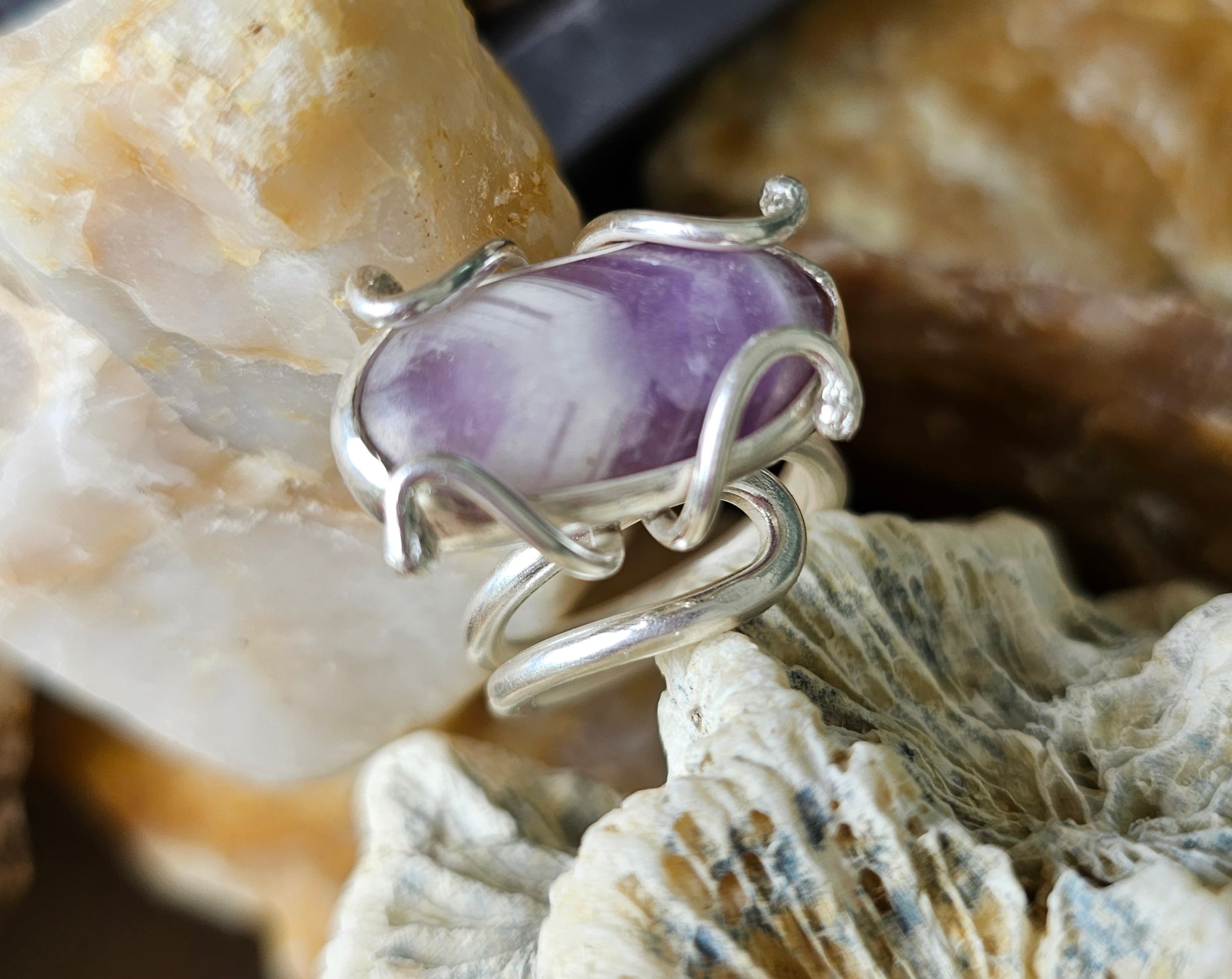 Ring Silver + Argate