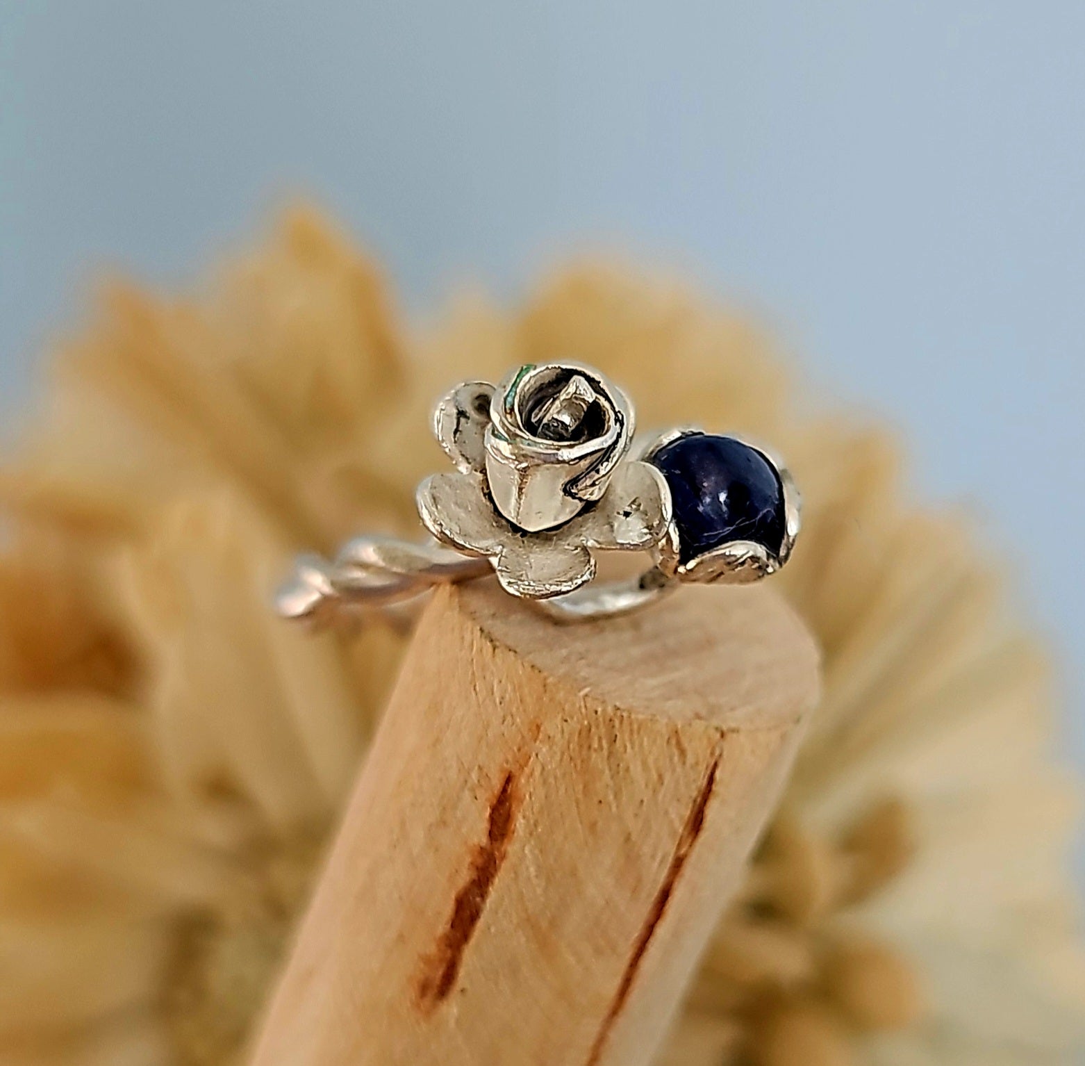 Ring Silver Sapphire