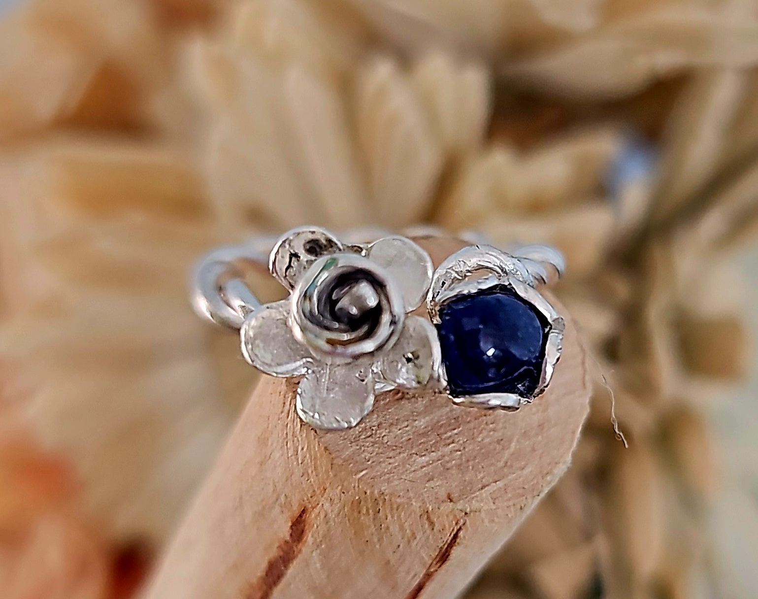 Ring Silver Sapphire