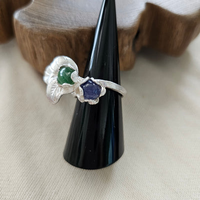 Ring, Silver and Gem Stones