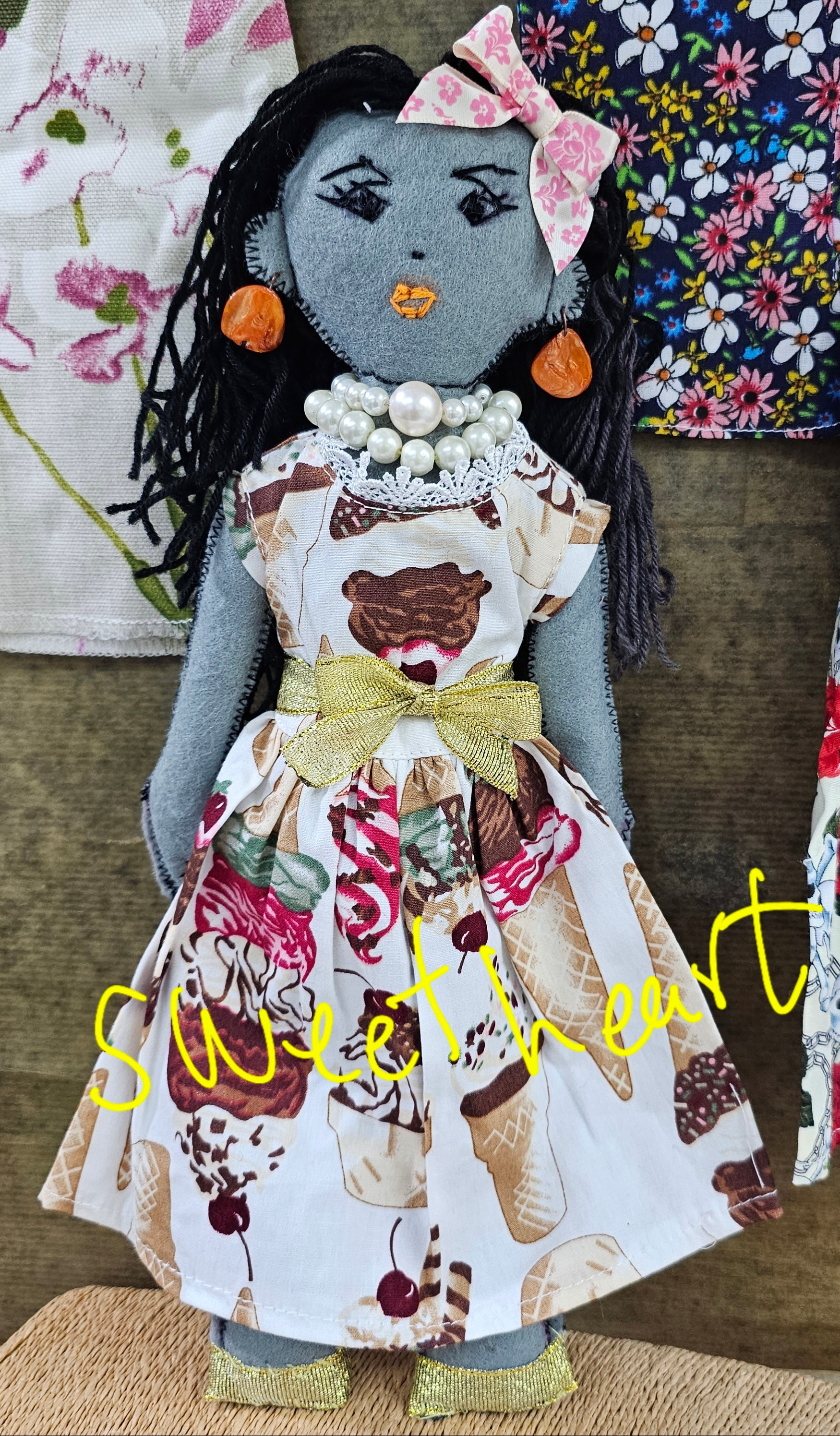 Doll+3 extra outfits 13" cutie -9