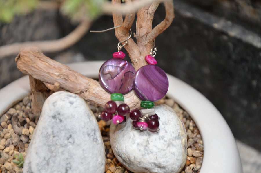 Purple Earrings