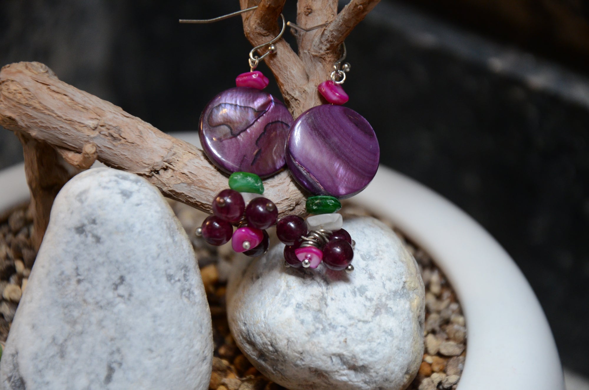 Purple Earrings
