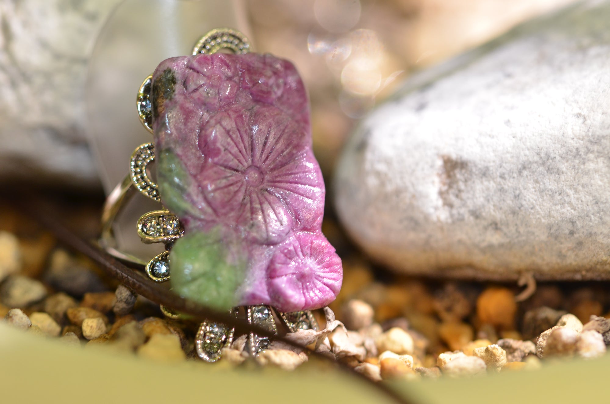 Ruby Zonsite Ring