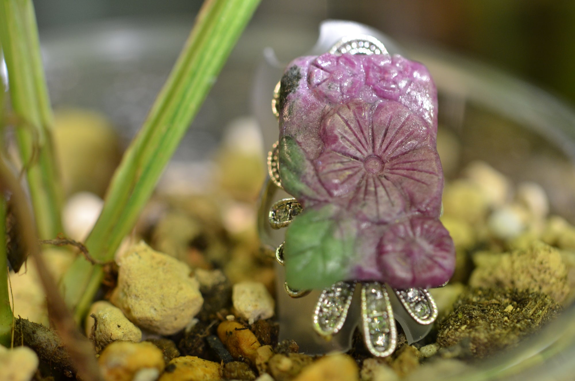 Ruby Zonsite Ring